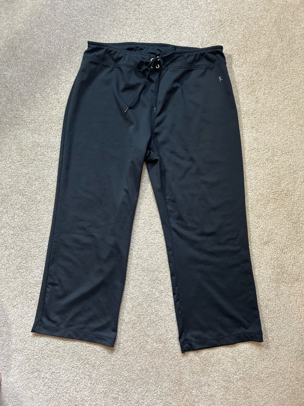 Danskin Black cropped leggings women’s L